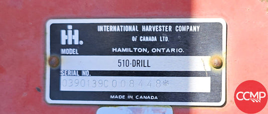 Seed Drill International 510 | 16-row