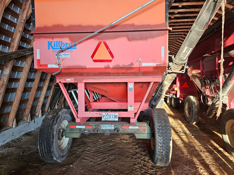 Load image into Gallery viewer, Gravity grain box Killbros 385-475 with discharge auger
