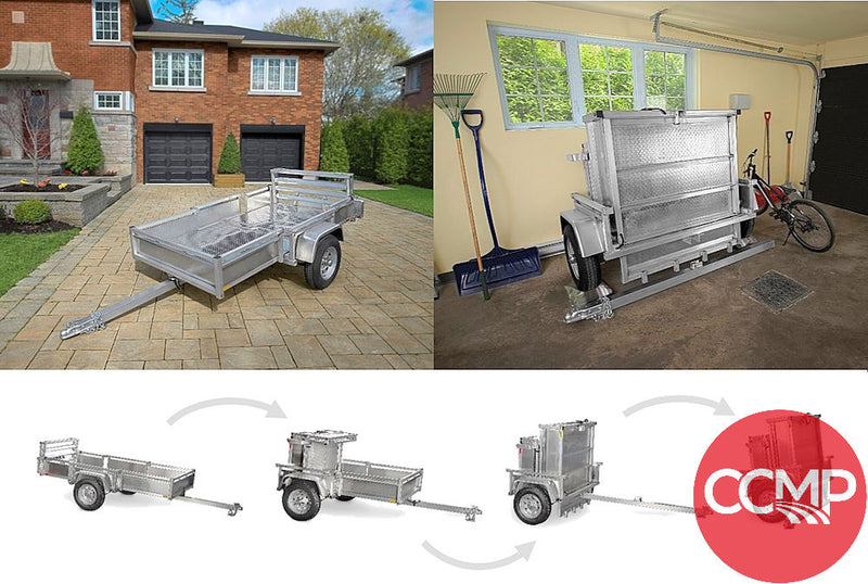 Load image into Gallery viewer, Folding Trailer APOGEE Adapt-X 700 - 6x12 feet with front toggling panel
