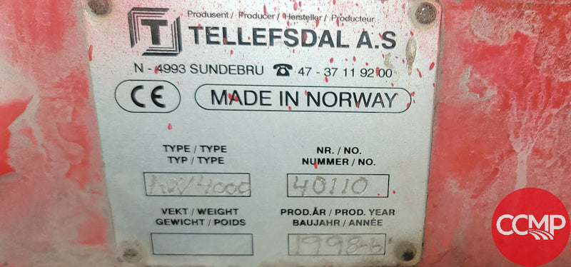 Load image into Gallery viewer, Bale Wrapper Tellefsdal Auto Wrap 4000
