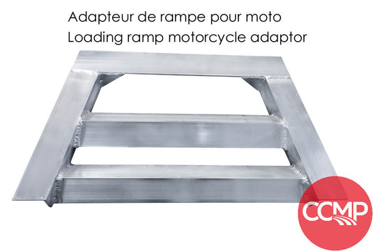 Adaptateur de rampe pour moto pour remorques pliables APOGEE Adapt-X