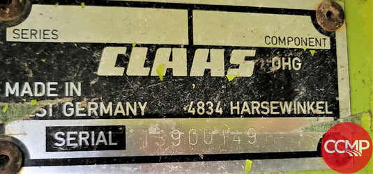 Combine Claas Dominator 76 + Geringhoff Corn Header