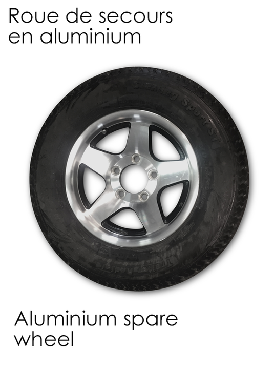 Spare Wheel for APOGEE Folding Trailers Adapt-X series